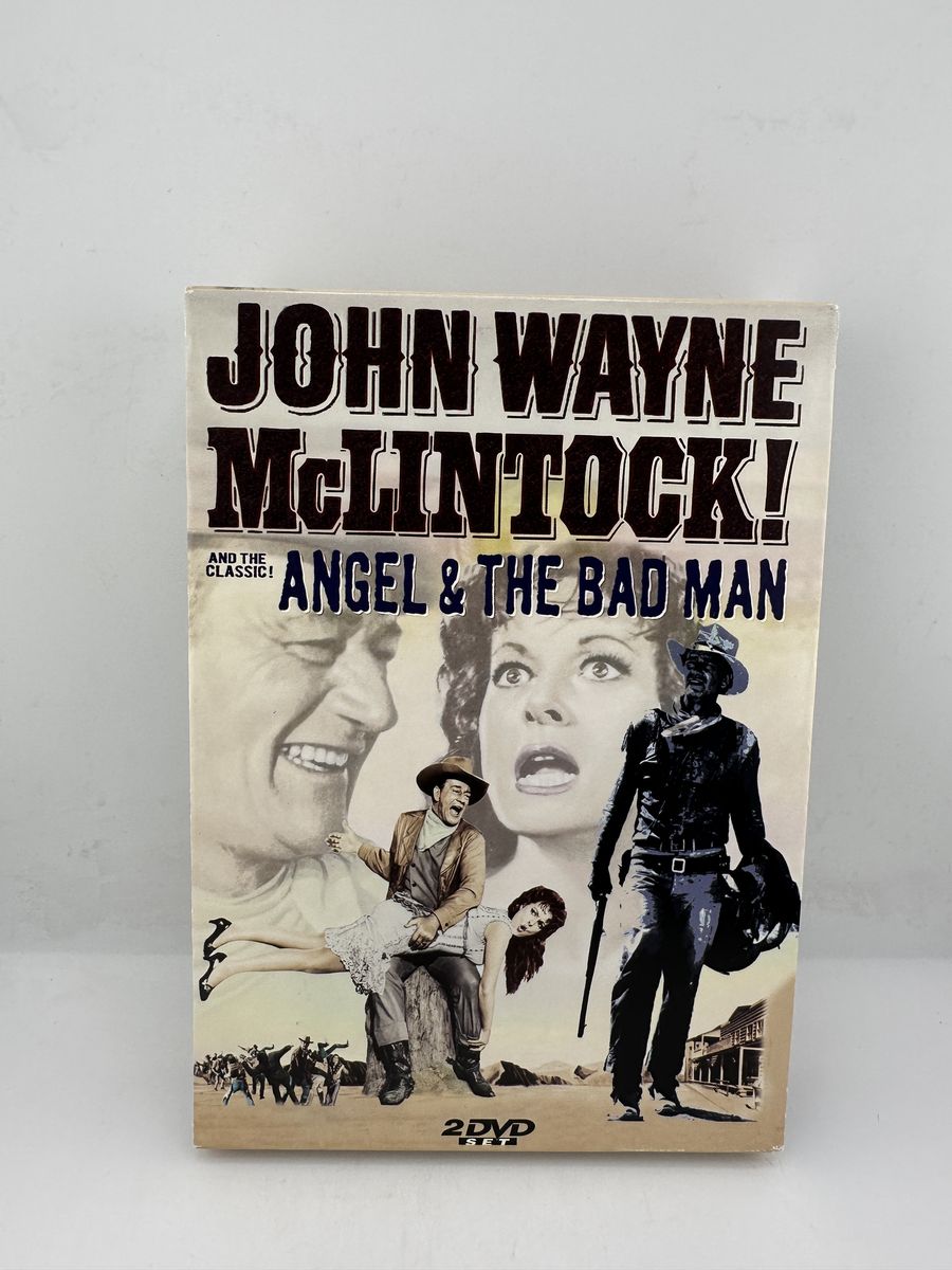 John Wayne McLintock Angel & The Bad Man 2 DVD Set Western Classics