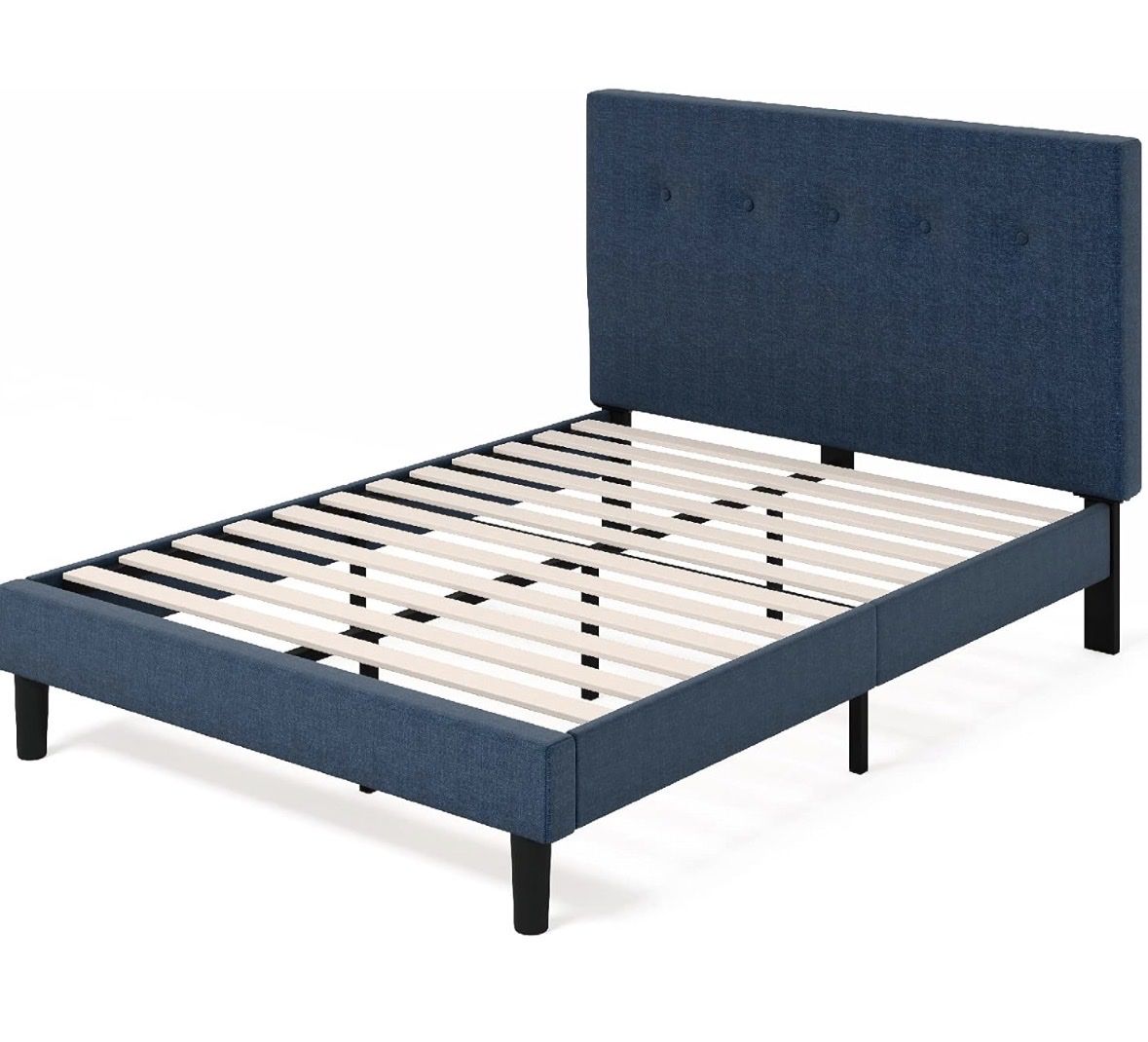 New Zinus Blue Queen Bedframe