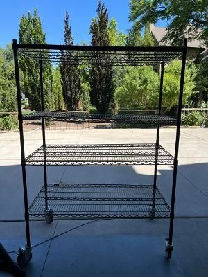 Heavy Duty ULINE shelves.