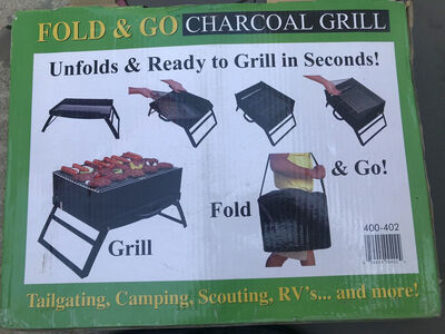 Portable grill with travel bag new in box