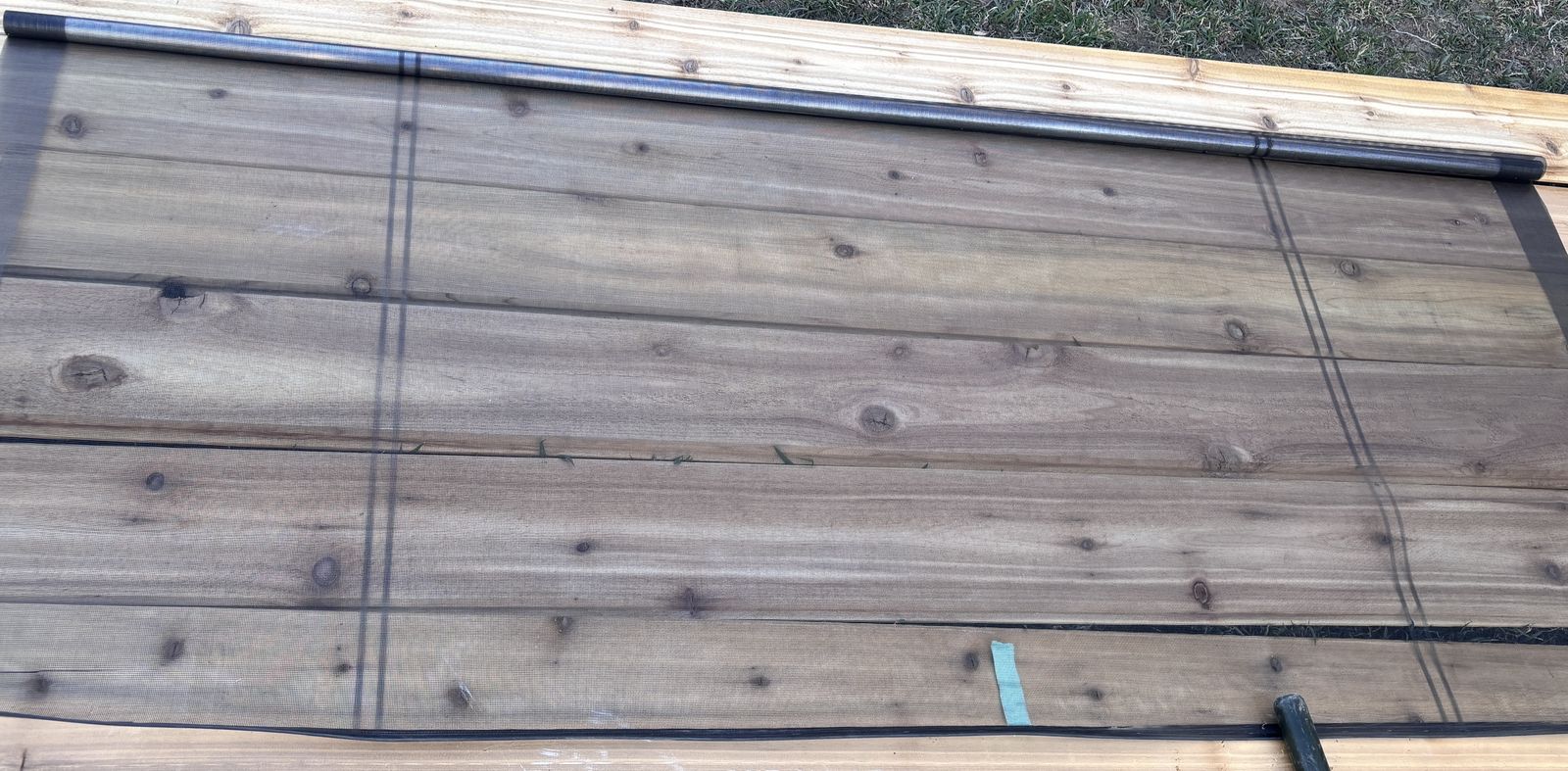 Retractable Awning 37 X 80.5 Black Screen New