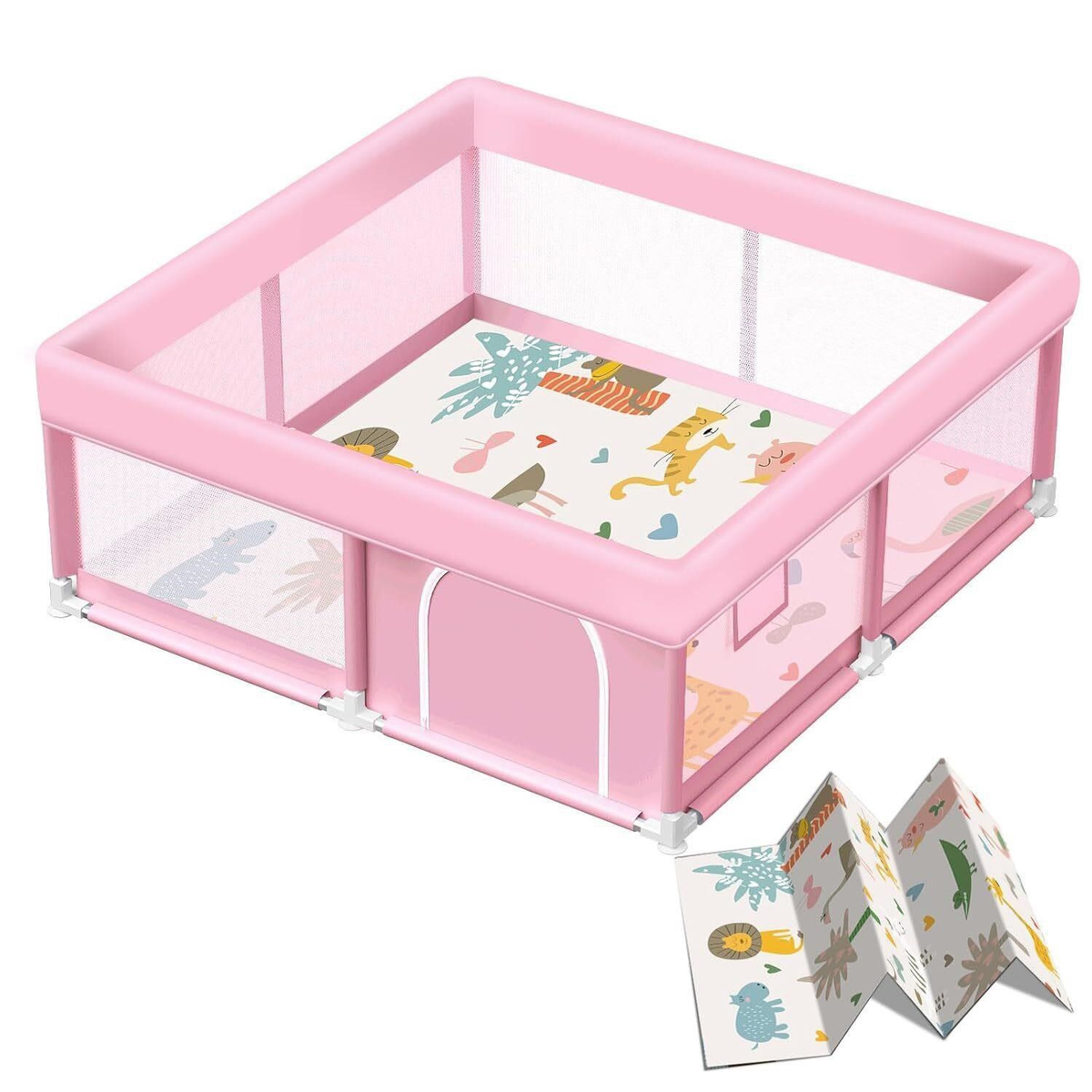 Pink Baby Playpen