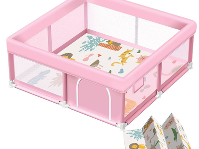 Pink Baby Playpen