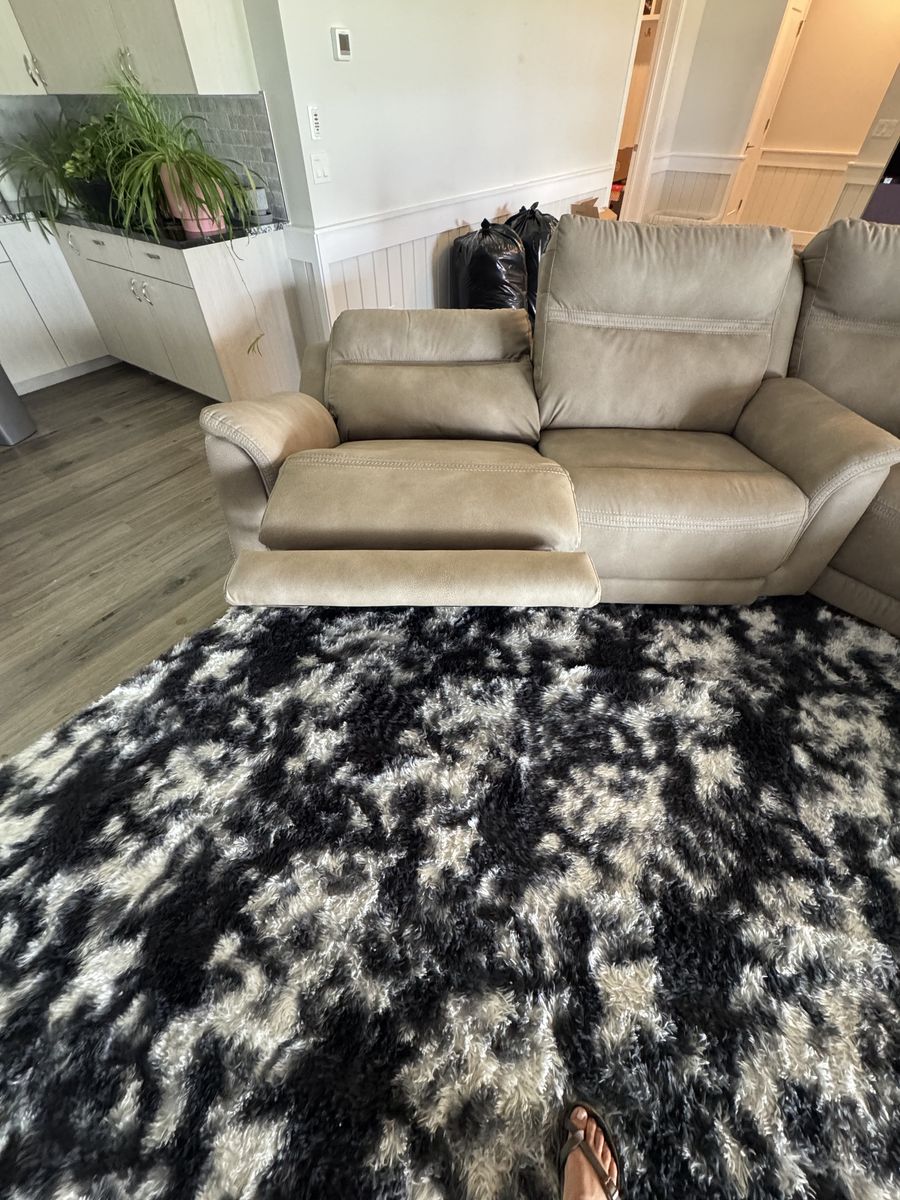 Ashely Furniture leather zero gravity couch
