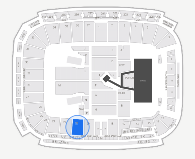2 Noah Kahan Tickets | Aug 25 | America First Field | Sec 21, Row H | $350 each