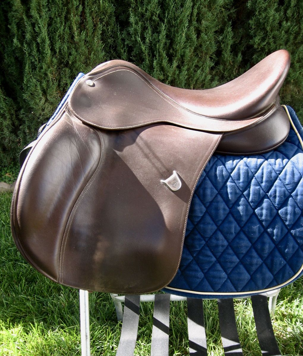 Bates Leather All-Purpose English Saddle 16.5 CAIR