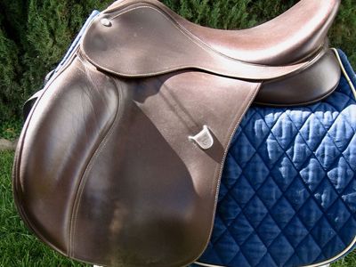 Bates Leather All-Purpose English Saddle 16.5 CAIR