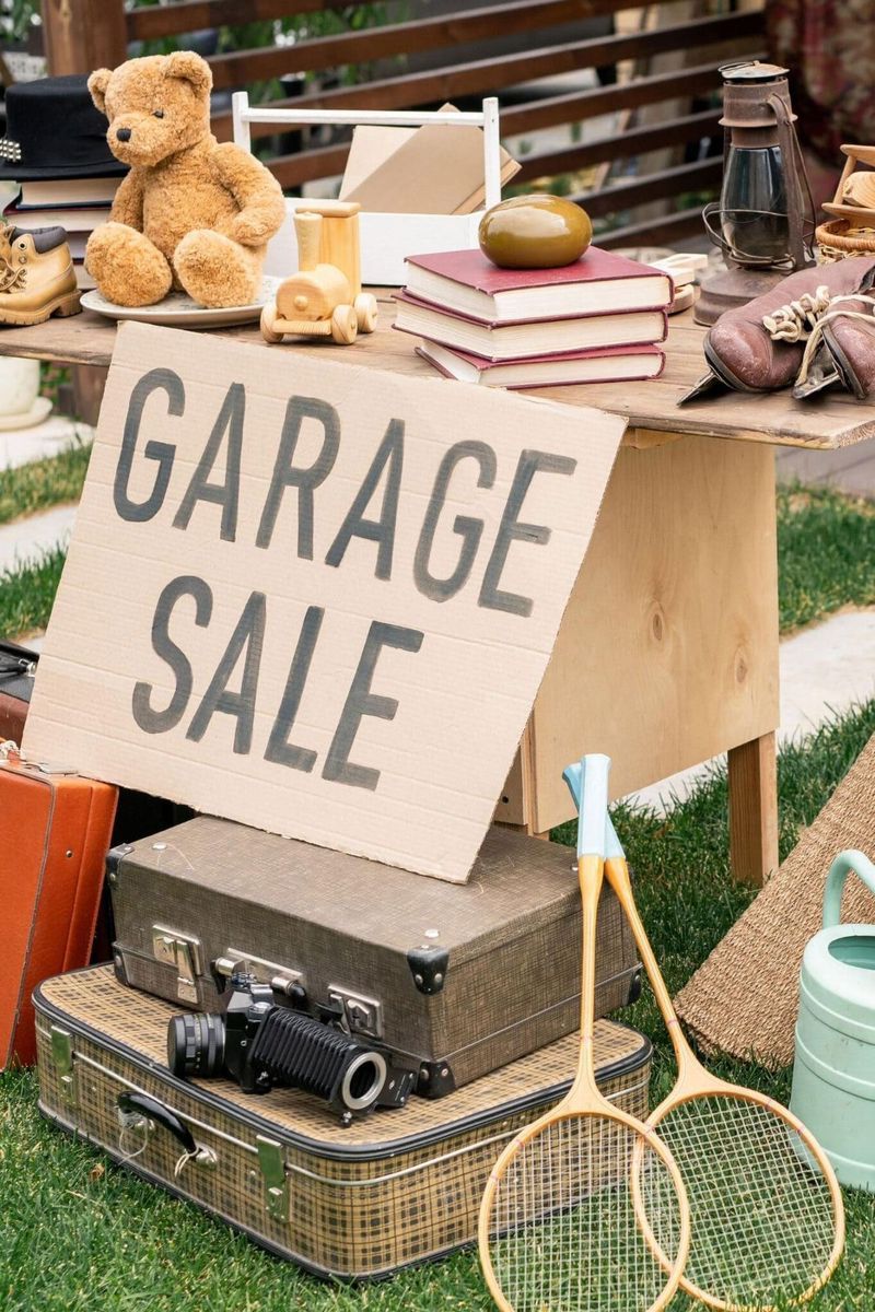Garage Sale - RAIN WILL NOT KEEP US DOWN!