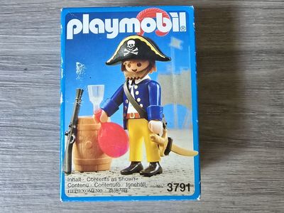Playmobil Vintage Pirate Figure Set #3791 - Classic Collectible Toy