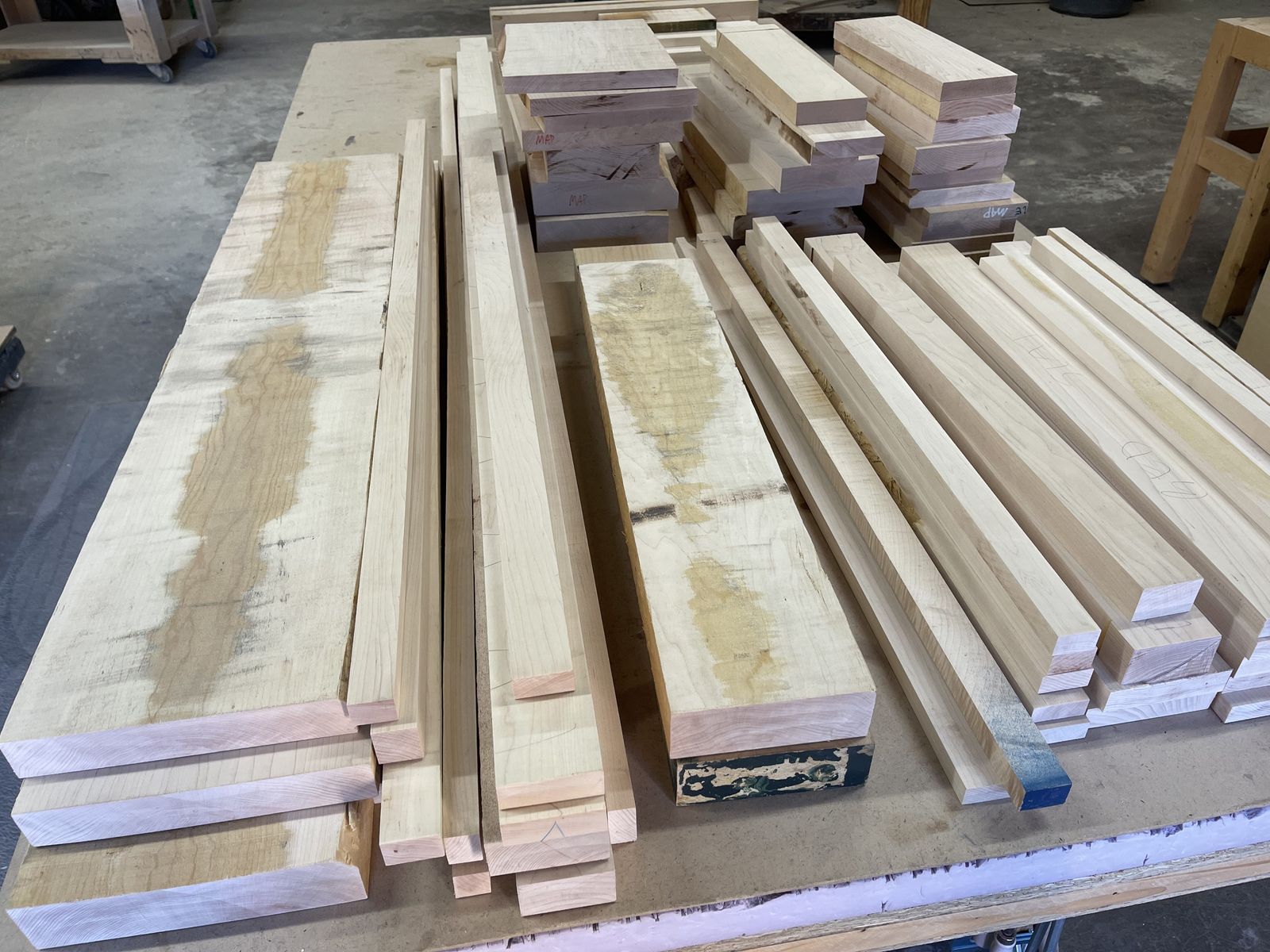 Lot of Maple Boards