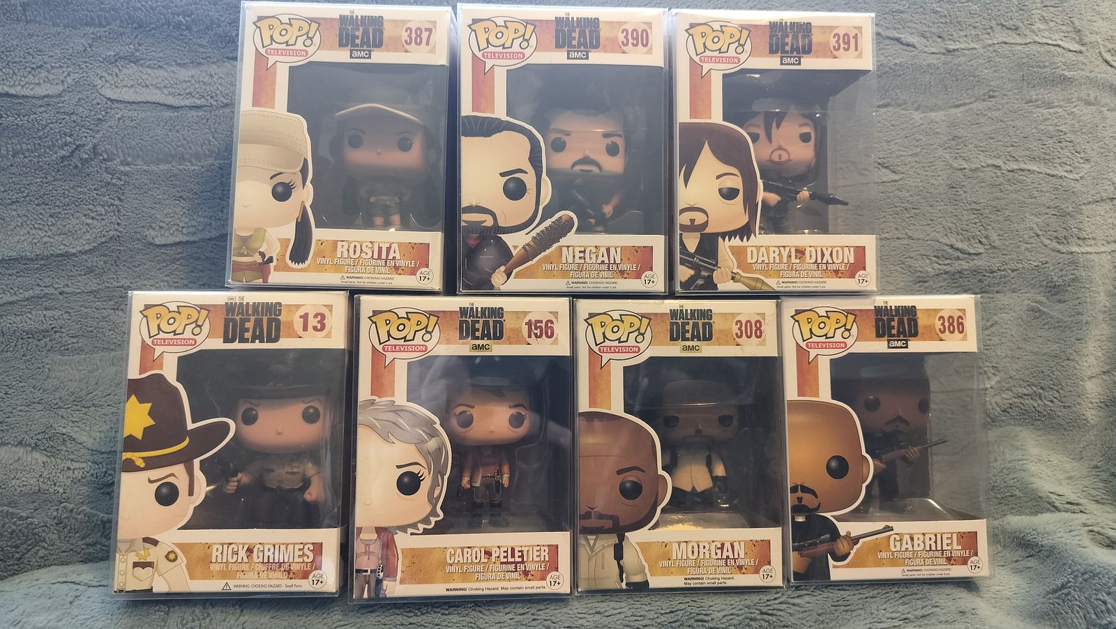 2012-2016 Funko Pops "The Walking Dead" Price is for all 7