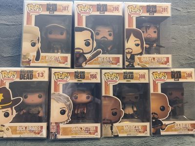 2012-2016 Funko Pops "The Walking Dead" Price is for all 7