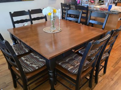 DINING TABLE AND CHAIRS