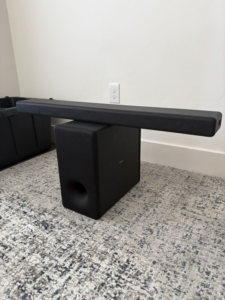 SONY Soundbar HTA3000 3.1 ch + SONY SUBWOOFER SASW3 200w wireless