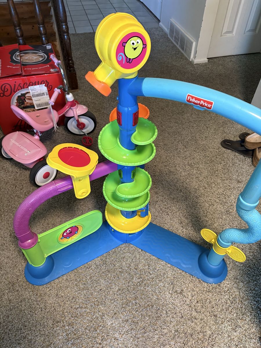 Fisher-Price Go Baby Go! Roll-A-Rounds Swirlin' Surprise Gumballs Toddler Toy