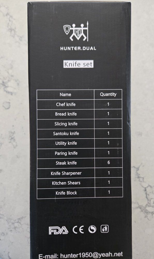 Hunter Dual 15 pc Knife Set