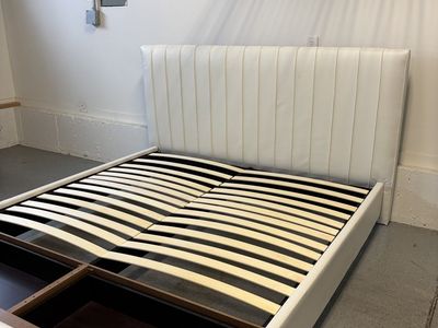 King Bed Frame W/Storage