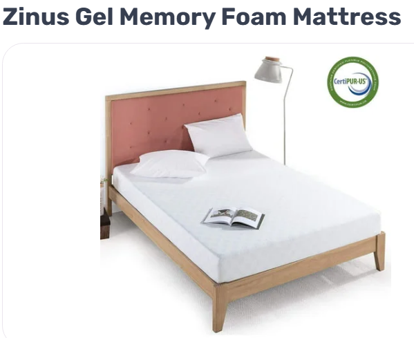Zinus Gel Memory Foam Mattress