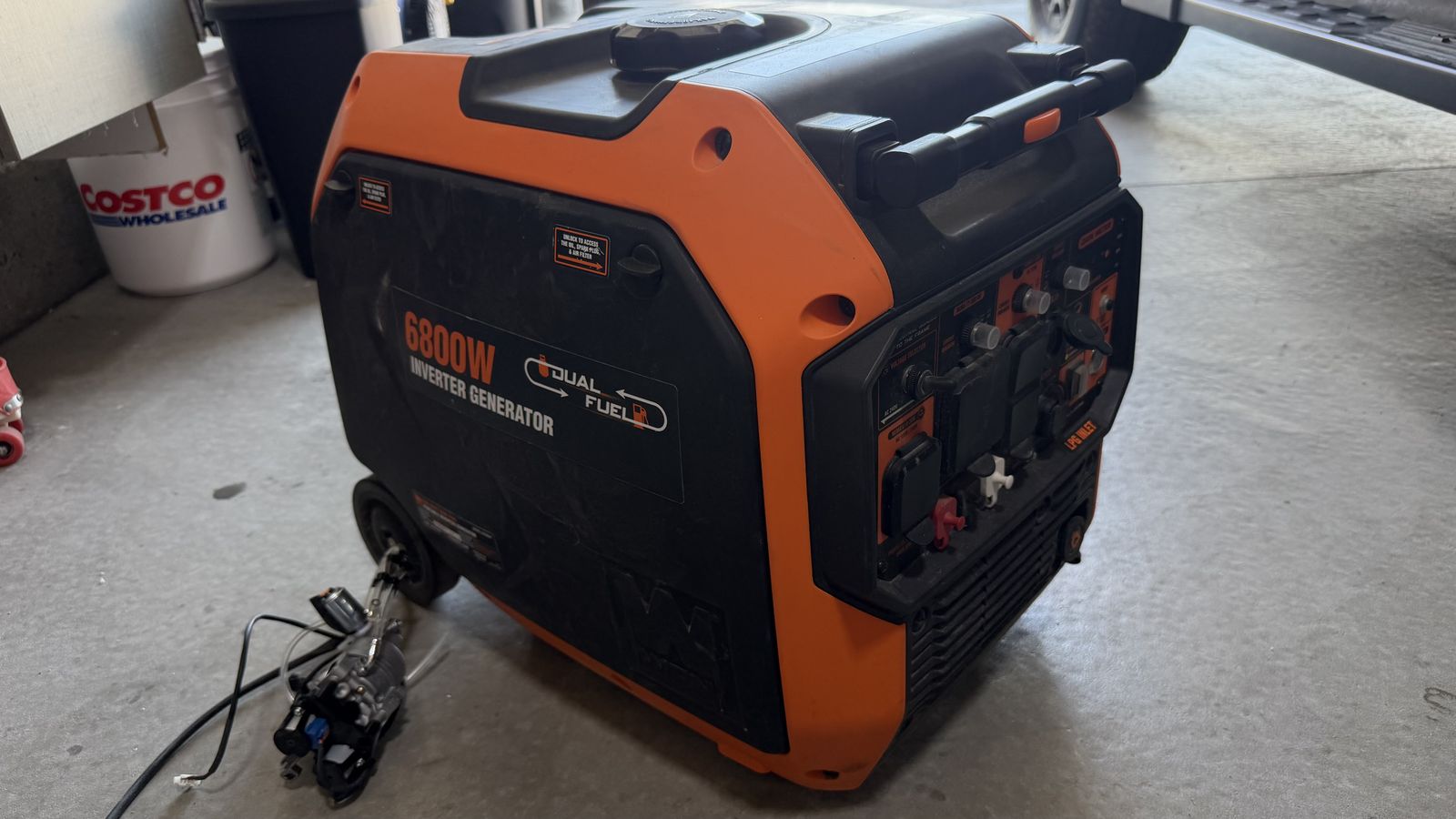 Wen 6800 Watt Dual Fuel Inverted Generator