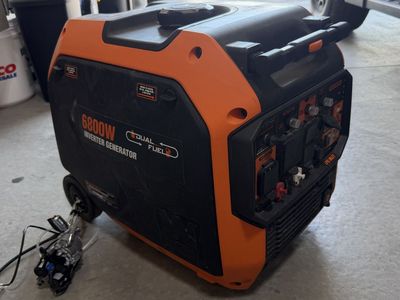 Wen 6800 Watt Dual Fuel Inverted Generator