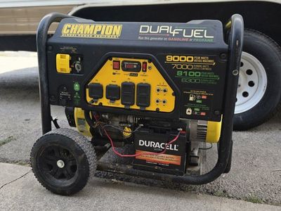 9,000-WATT CHAMPION POWERHOUSE — Dual Fuel — Freshly Serviced & READY!