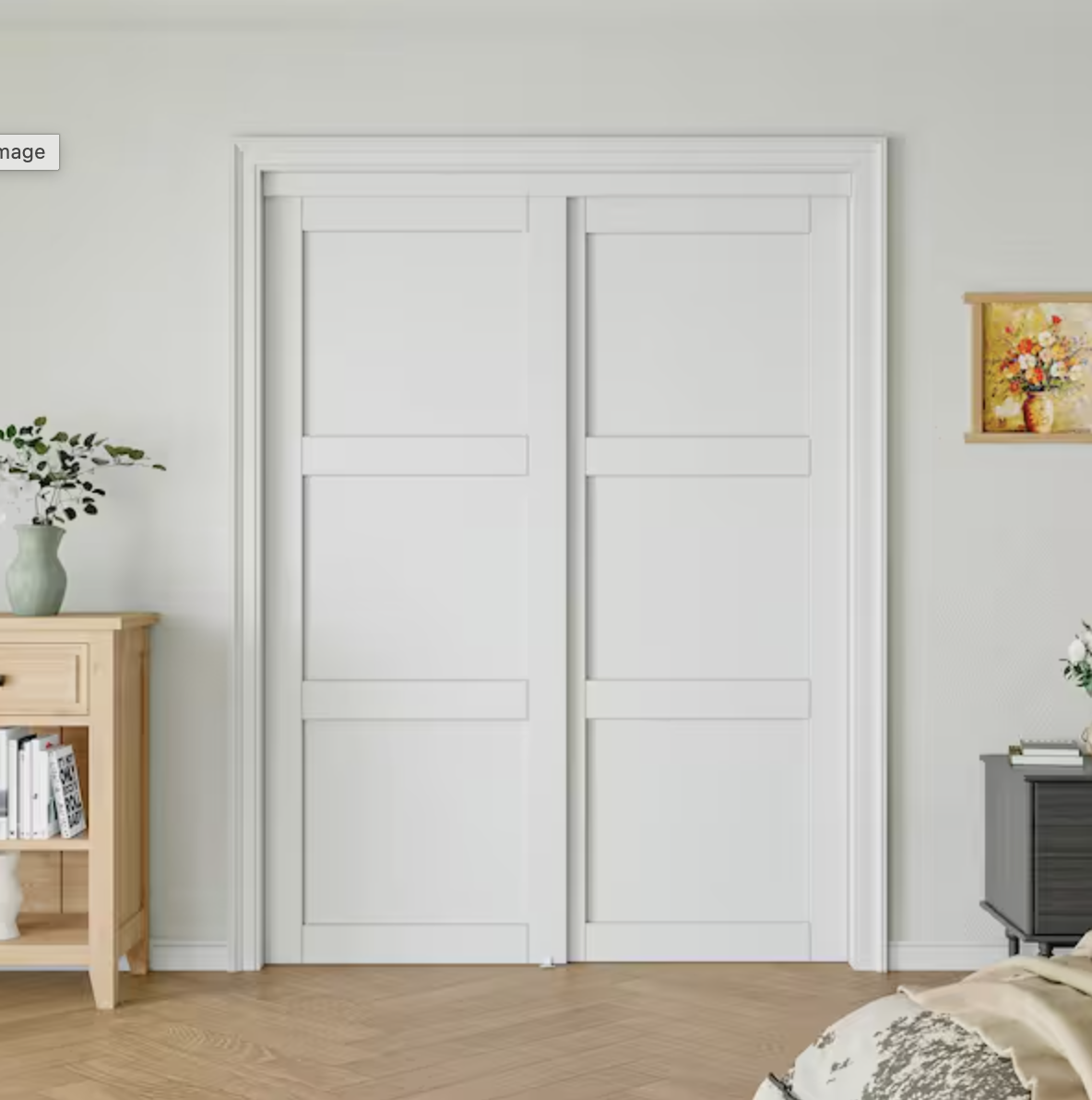 New - Damaged Sliding Doors - 80"x60" opening