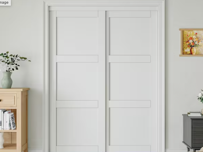 New - Damaged Sliding Doors - 80"x60" opening