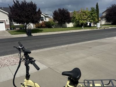 Foldable Electric Bike, 7-Speed, Hydraulic Brakes, 48V Battery, 22mph Top Speed
