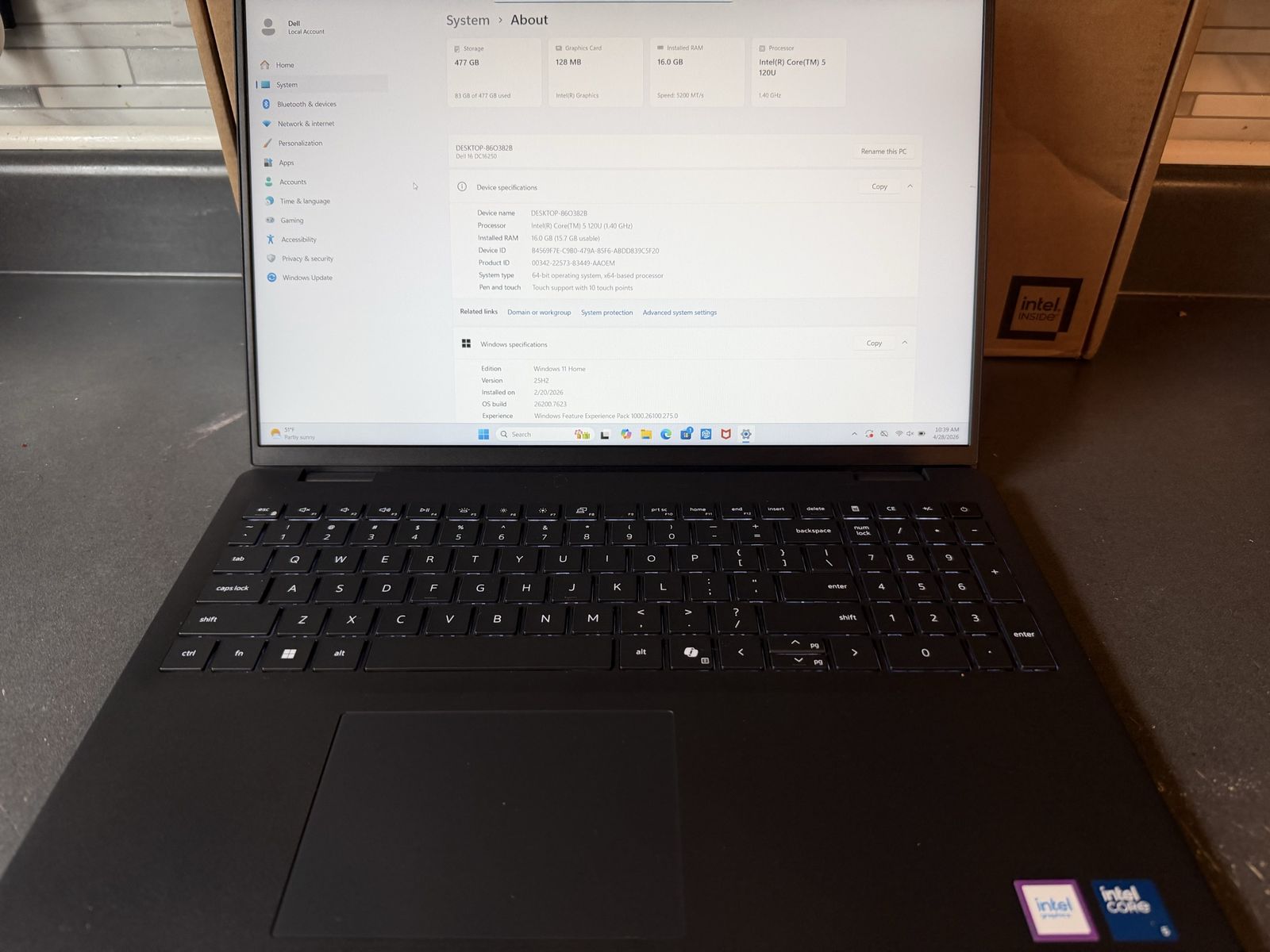 Dell 16 Touch Screen Laptop