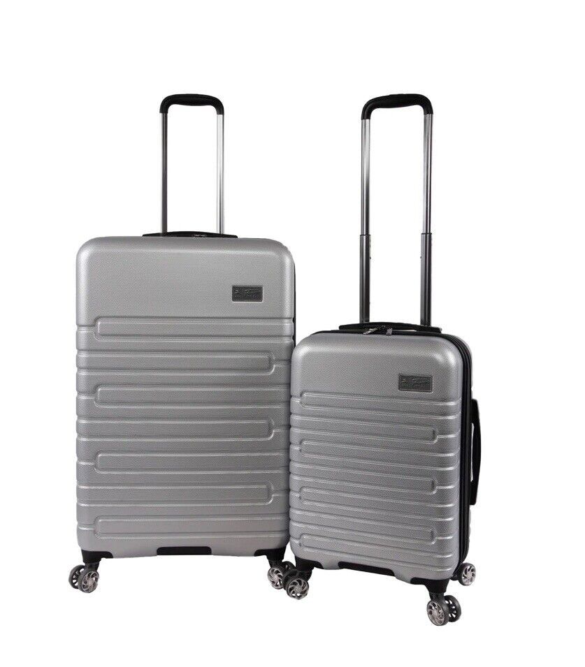 Original Penguin 2-piece Hardside Spinner Luggage Set. Gray #88399
