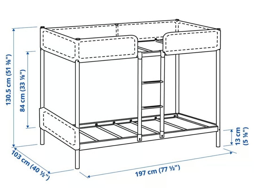 Twin IKEA Tuffing Bunk Bed