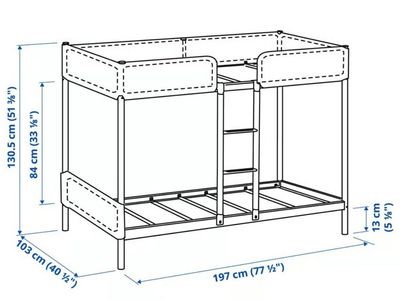 Twin IKEA Tuffing Bunk Bed