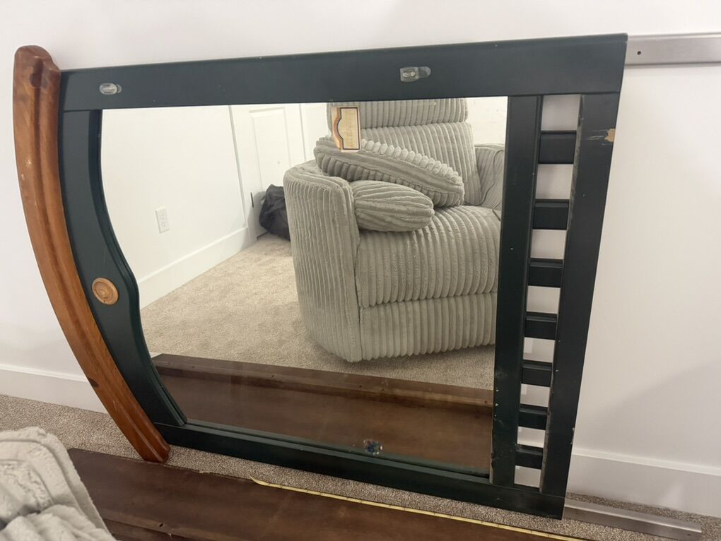 Dark Green Dresser With Headboard and nightstands