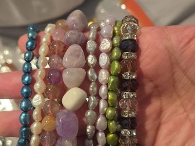 9 bracelets and 9 chokers
