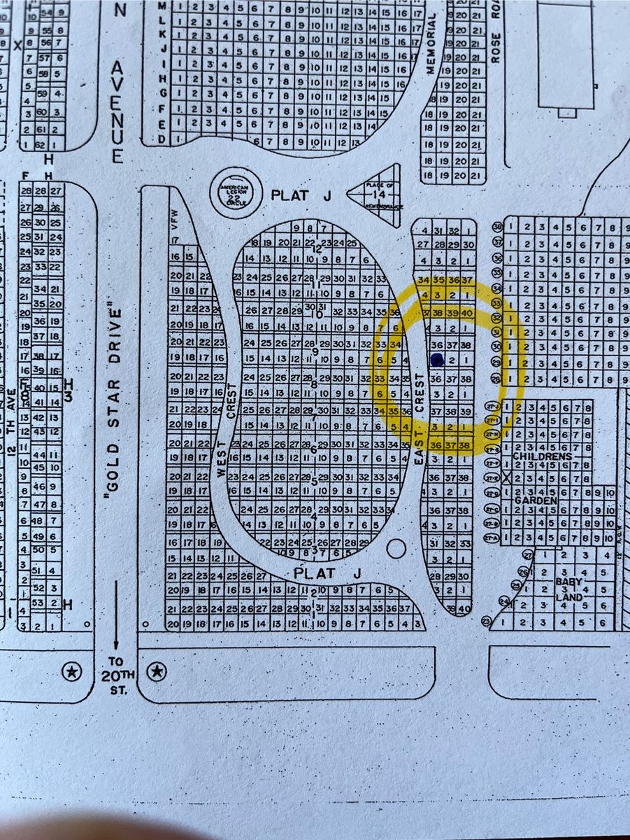 2 plots for sale In Ogden City Cemetery