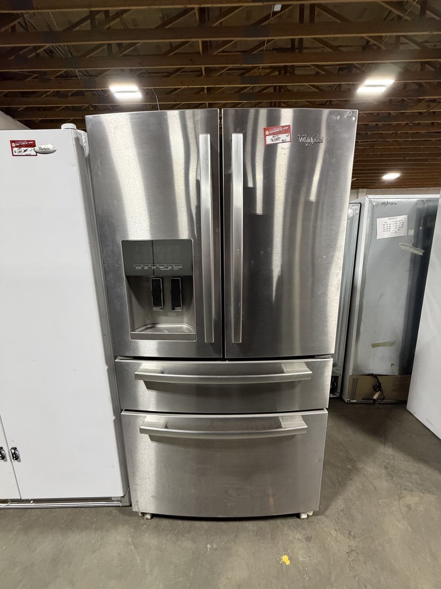 GOOD CONDITION WHIRLPOOL 4-DOOR FRIDGE - HURRY!