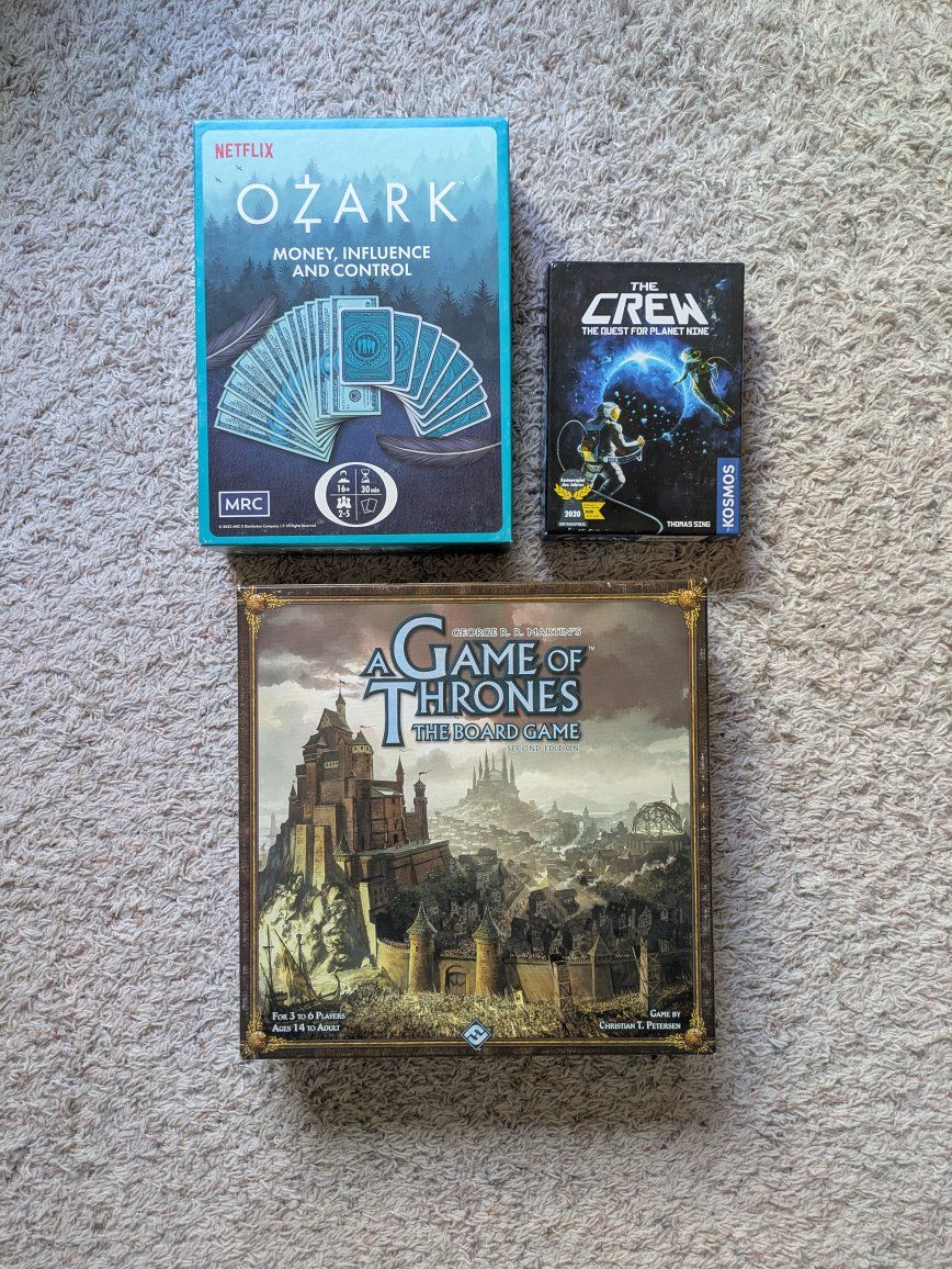 Board games for sale!