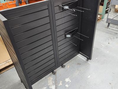 Rolling display rack