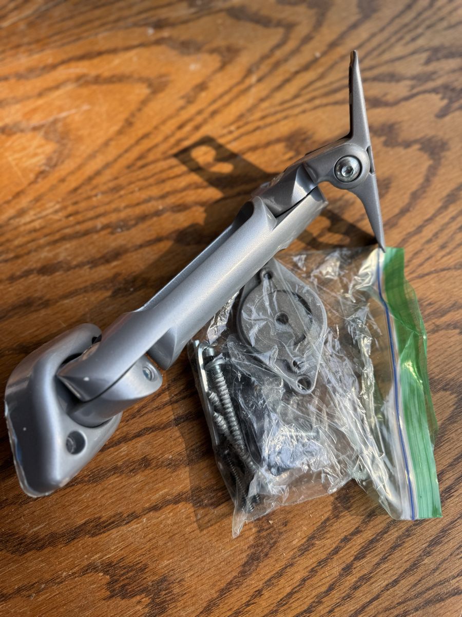 Unbranded Gray/Silver Wall Mount for TV/Monitor with Mounting Hardware