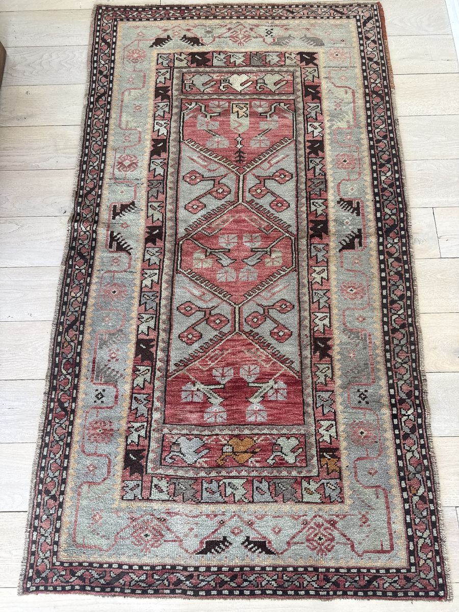 Sundance Turkish One-of-a-Kind Hand Knotted Sample Rug - Cotton Wool Blend