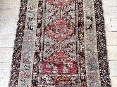 Sundance Turkish One-of-a-Kind Hand Knotted Sample Rug - Cotton Wool Blend