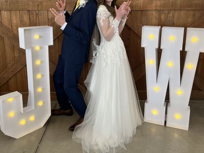 Marquee Letters J & W