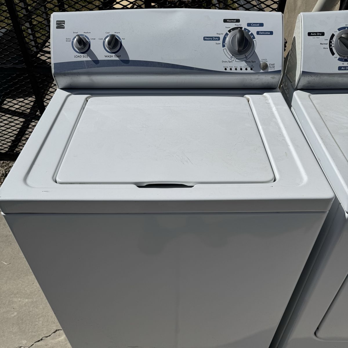 Kenmore Washer Dryer Set