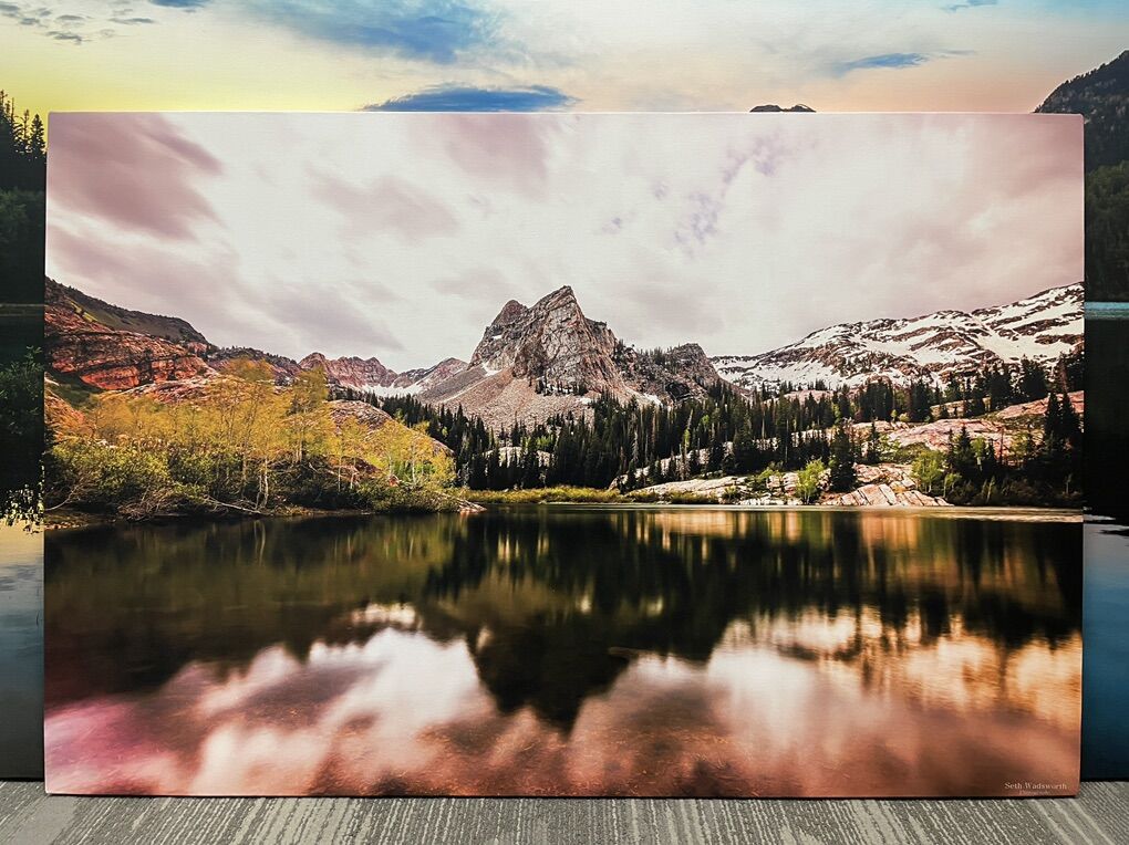24x36 Canvas Print of Beautiful Lake Blanche, Utah