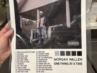 Morgan Wallen One Thing At A Time Album Tracklist Poster Print