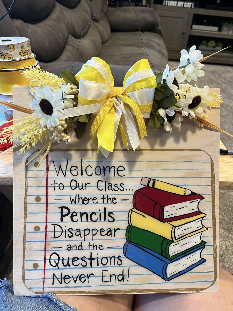 School Classroom signs decor