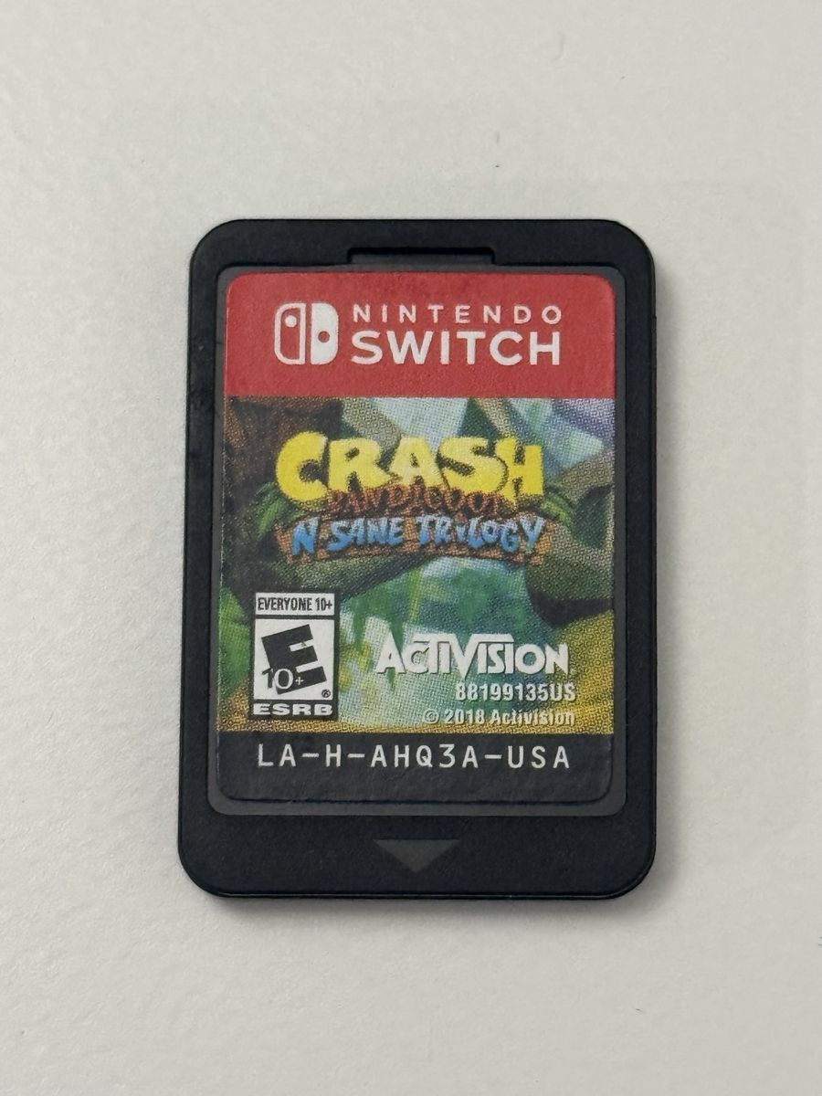 Nintendo Switch Game / Crash Bandicoot N’ Sane Trilogy / Good Condition