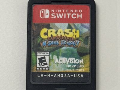 Nintendo Switch Game / Crash Bandicoot N’ Sane Trilogy / Good Condition