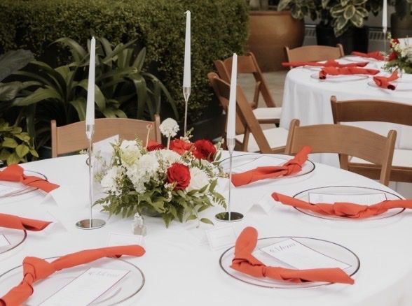 Candlestick Holders (Set of 14, total 42) and Taper Candles (total 40)