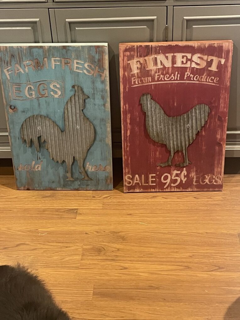 Two Farmhouse Chicken Pictures